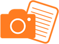 Texte et appareil photo